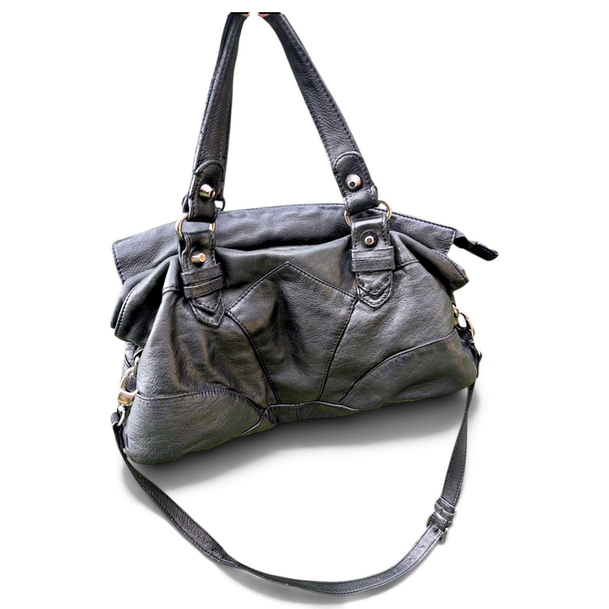 Leather handbag