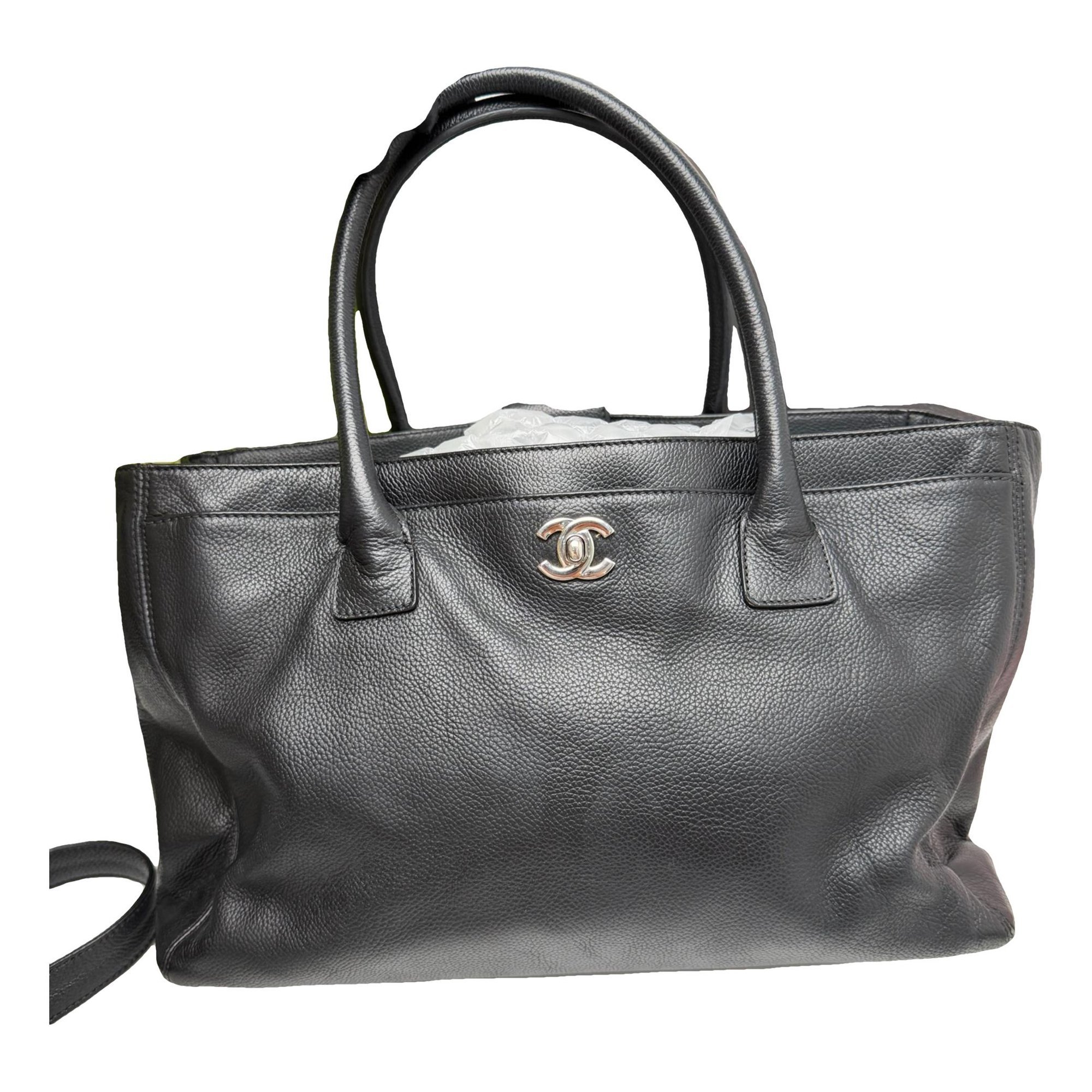 Executive leather tote