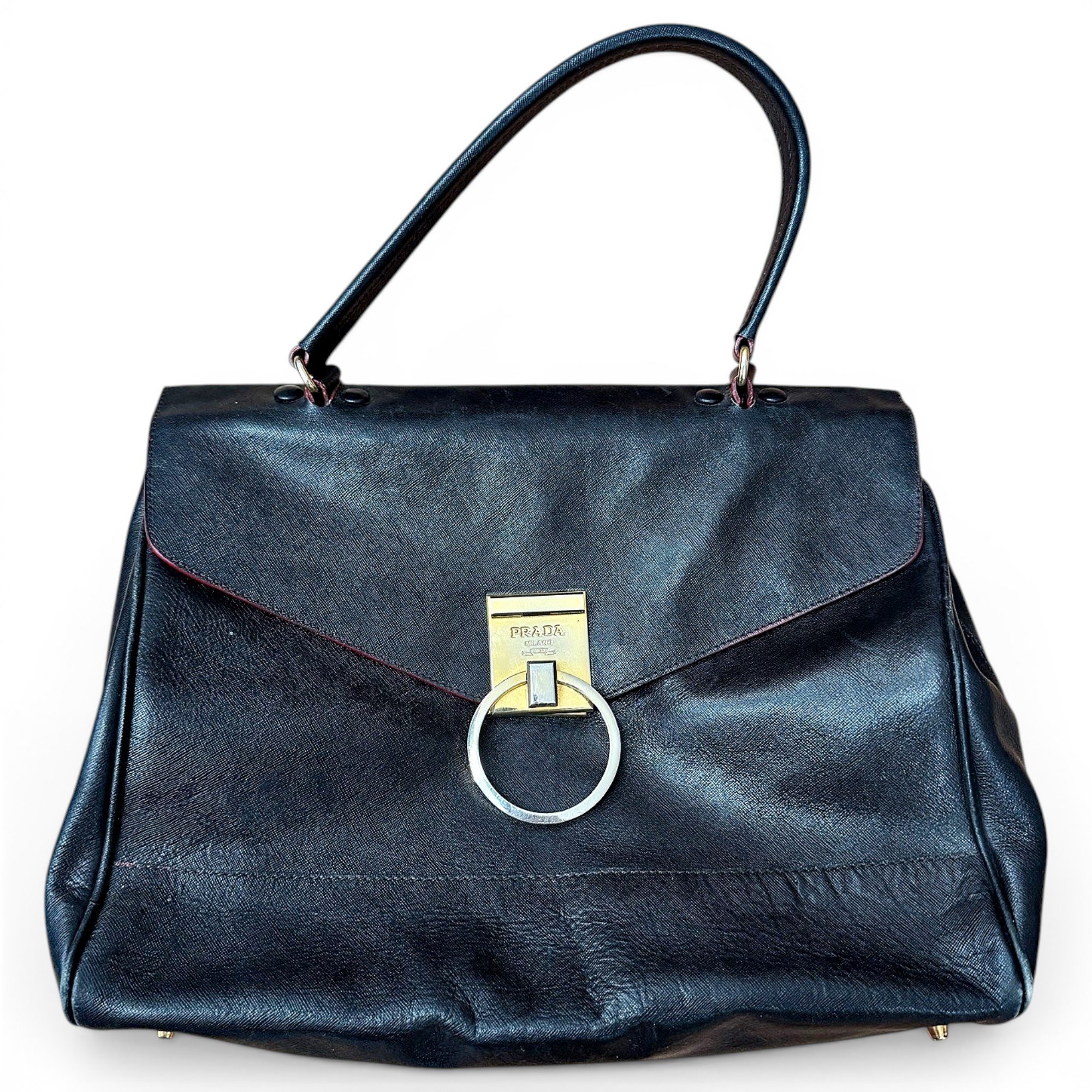 Leather handbag