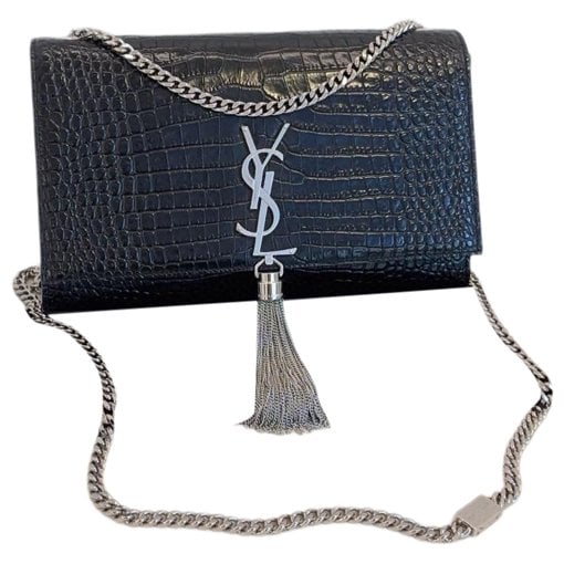 Pompom Kate leather handbag
