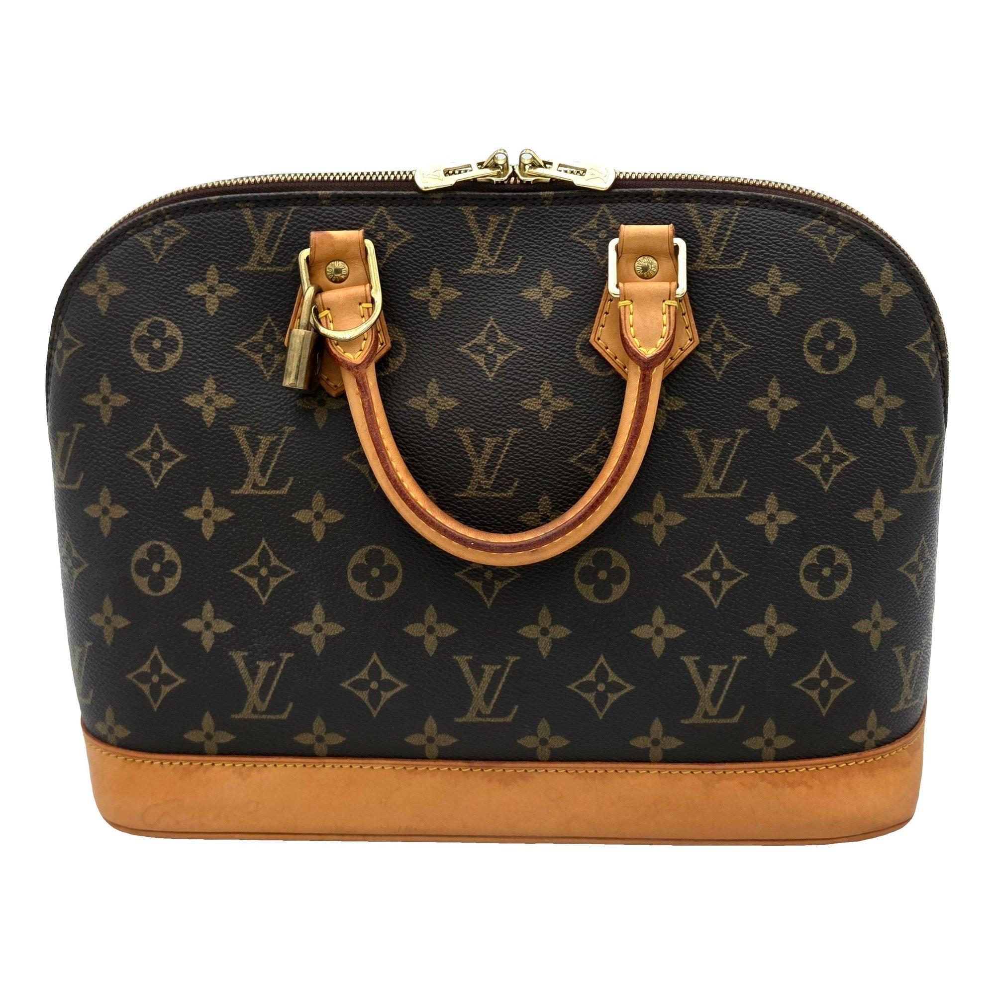 Alma leather handbag