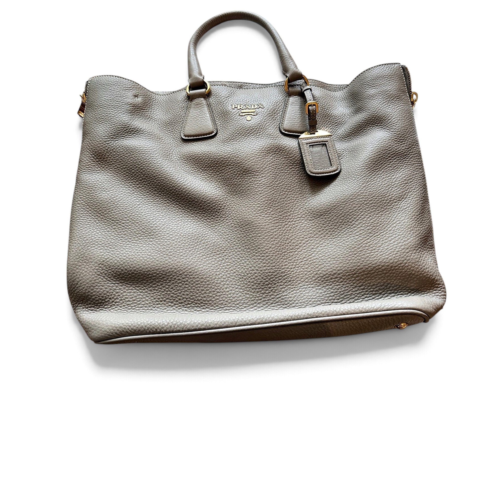 Leather tote