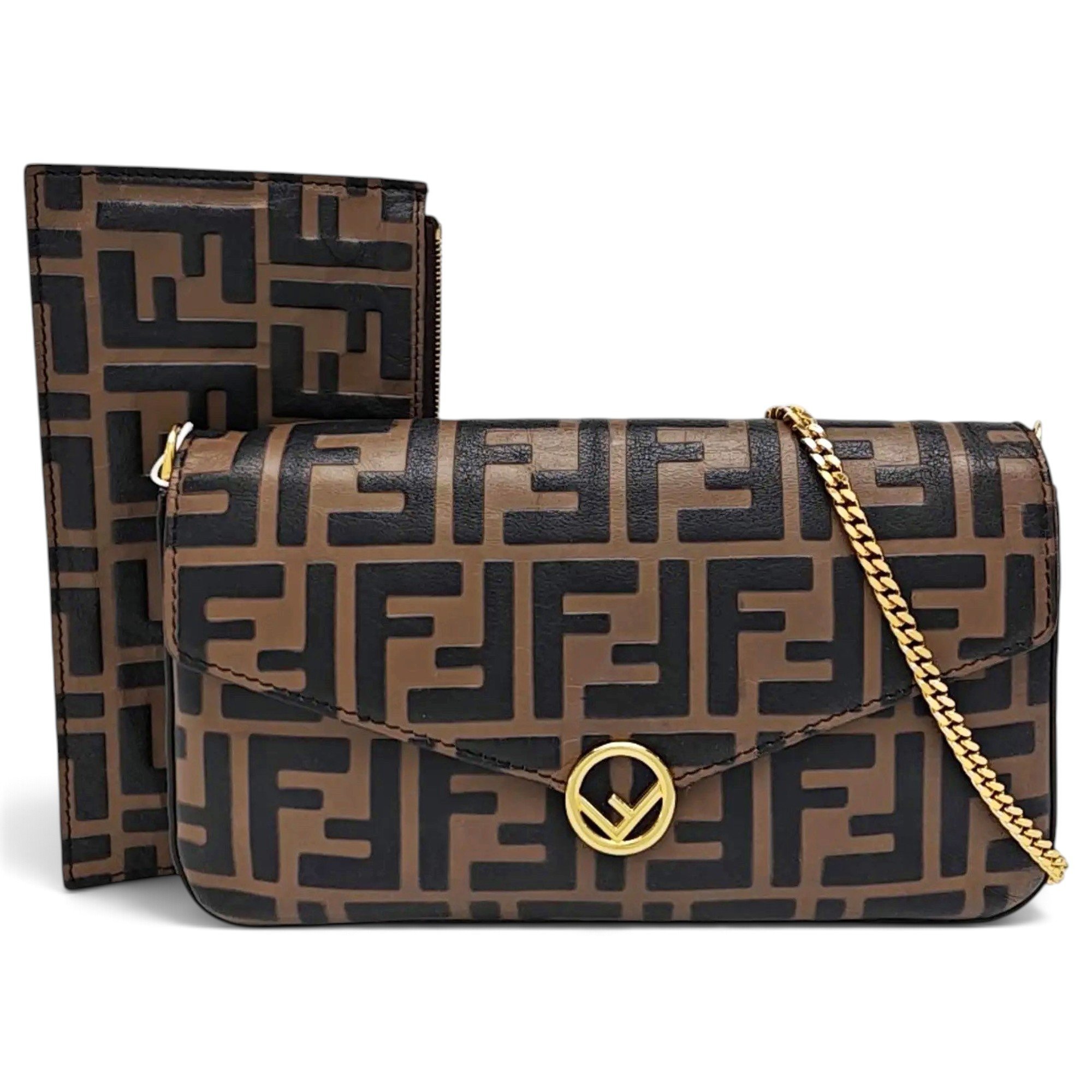 FF leather handbag