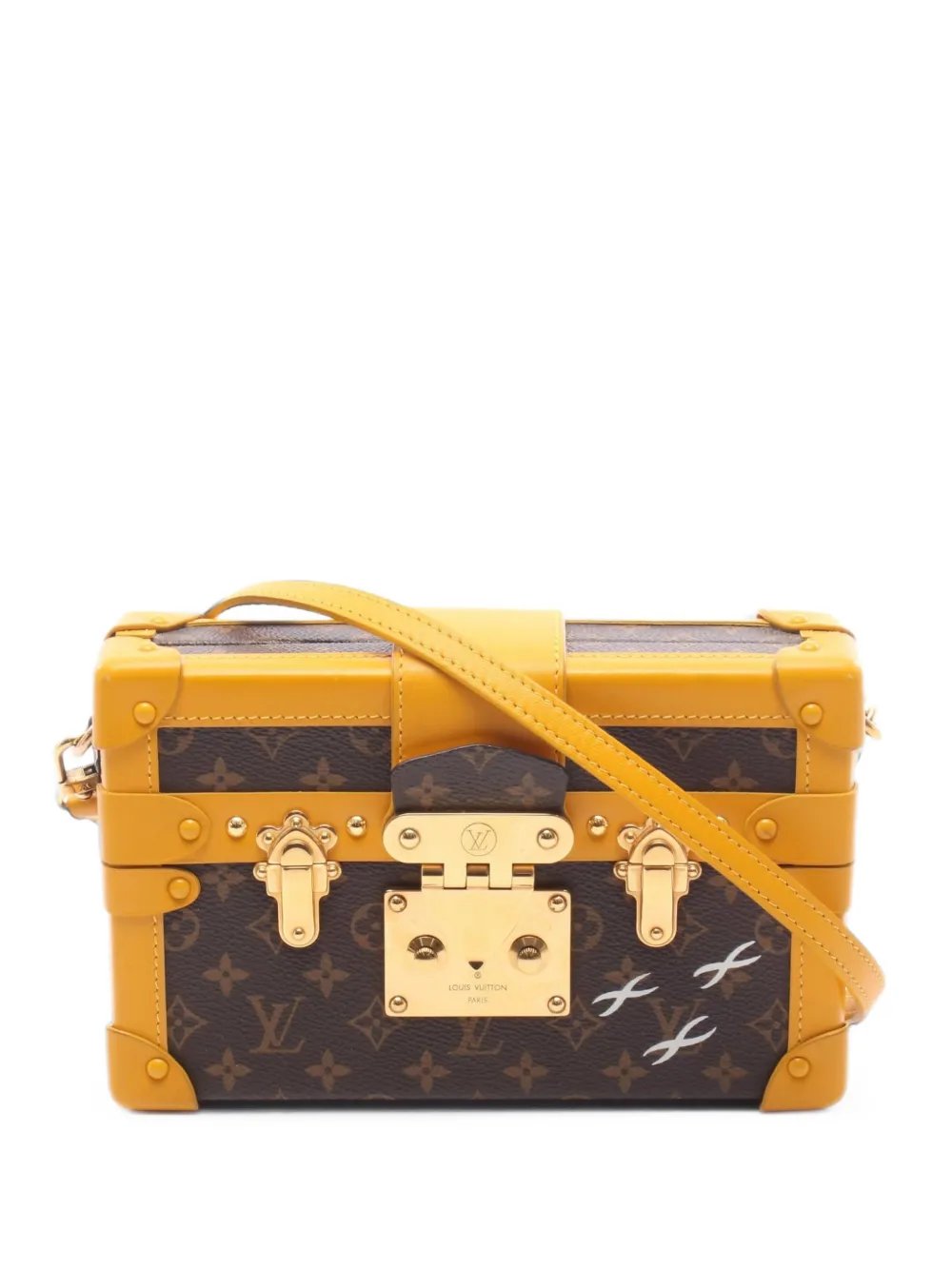 2015 petite Malle Monogram canvas cross body bag