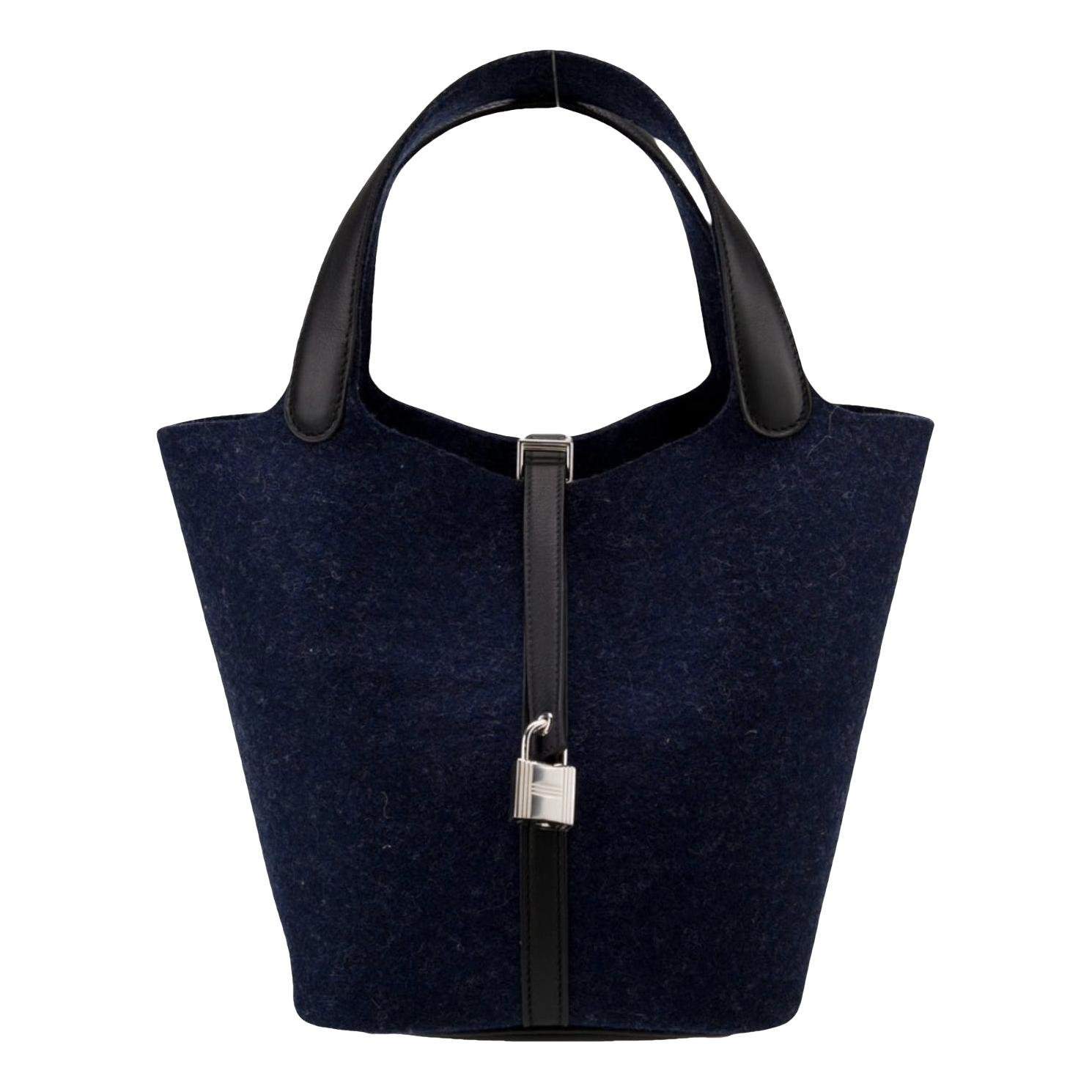 Picotin wool tote