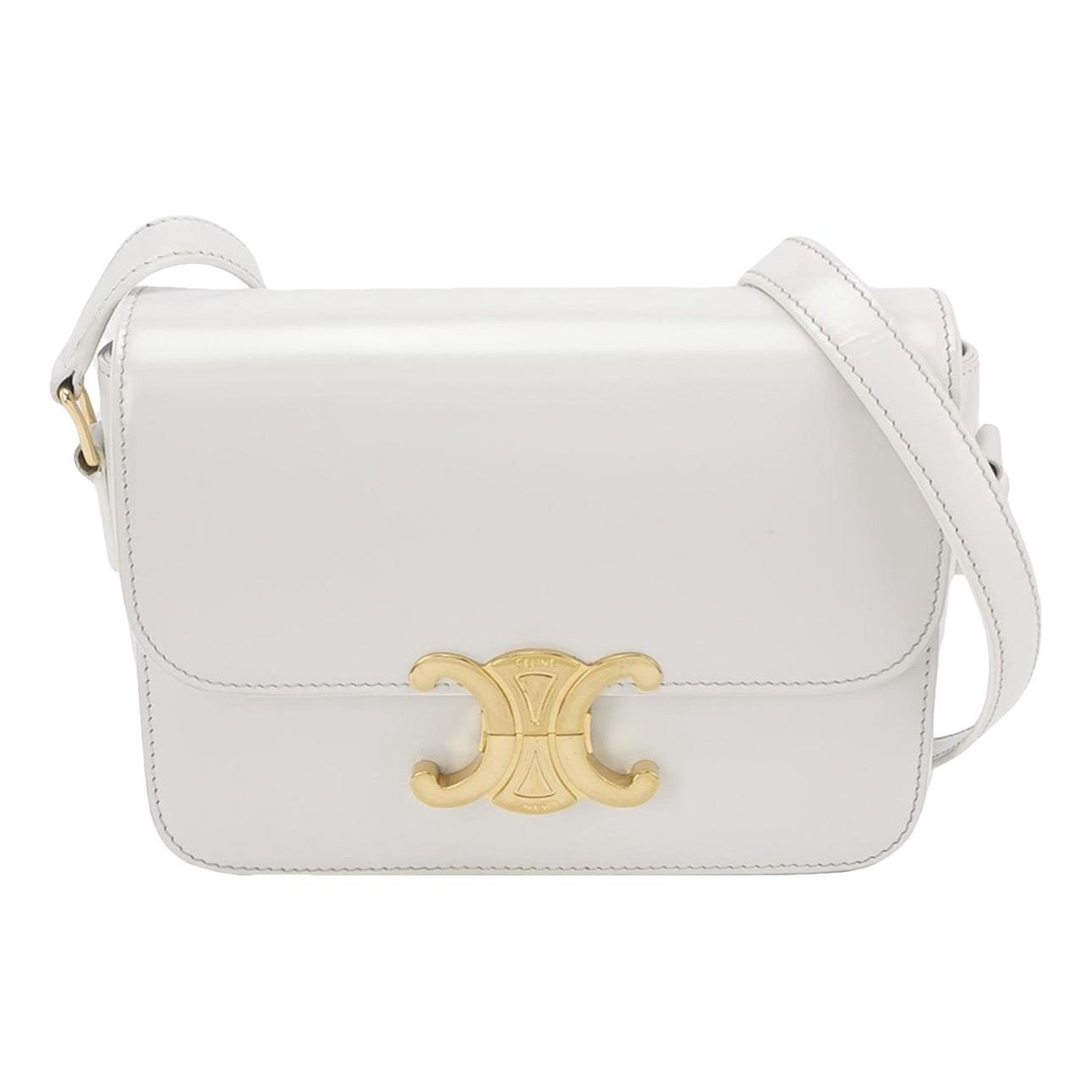 Triomphe leather handbag