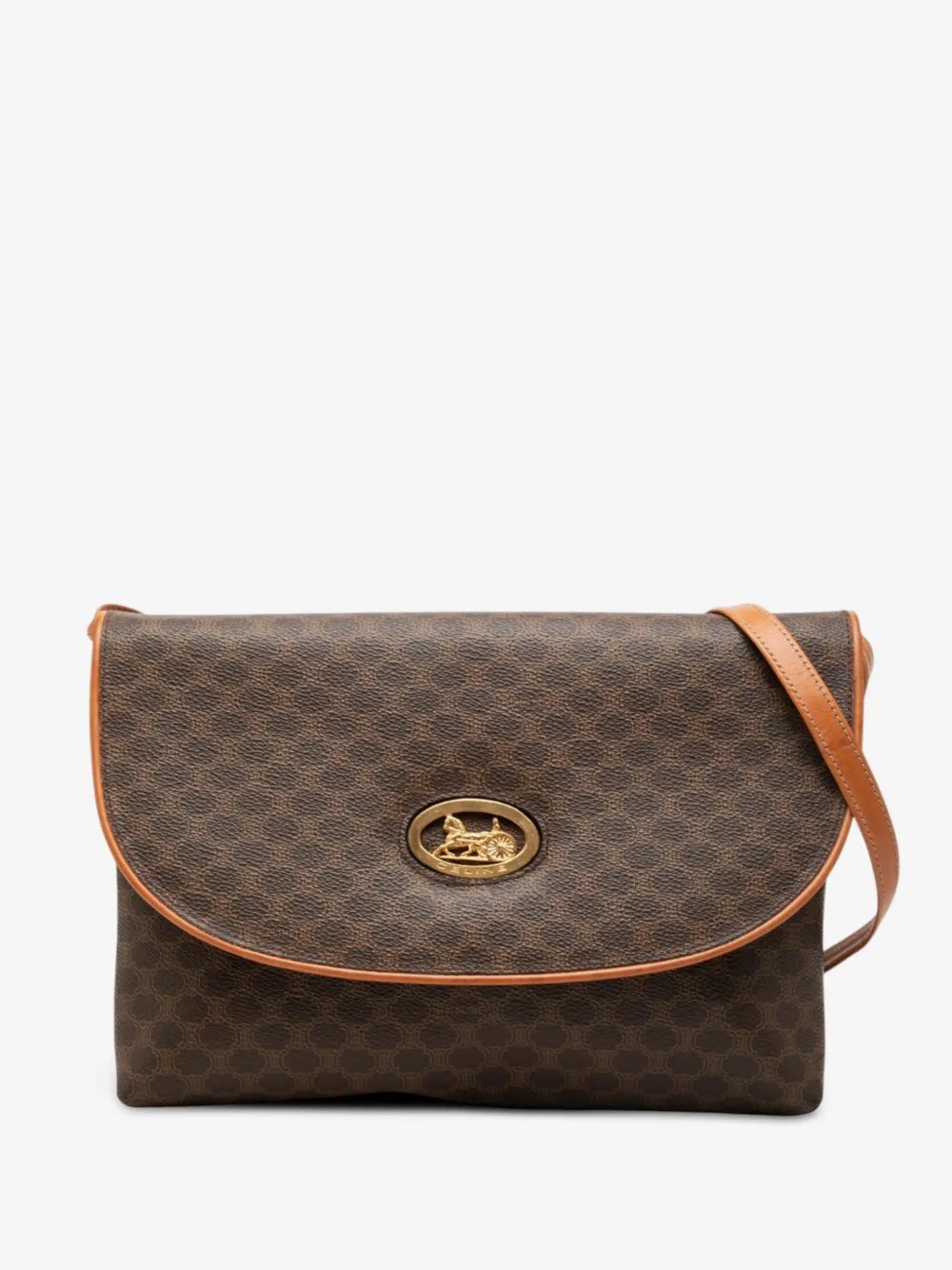 2009 Macadam Coated Canvas Horse Carriage crossbody bag