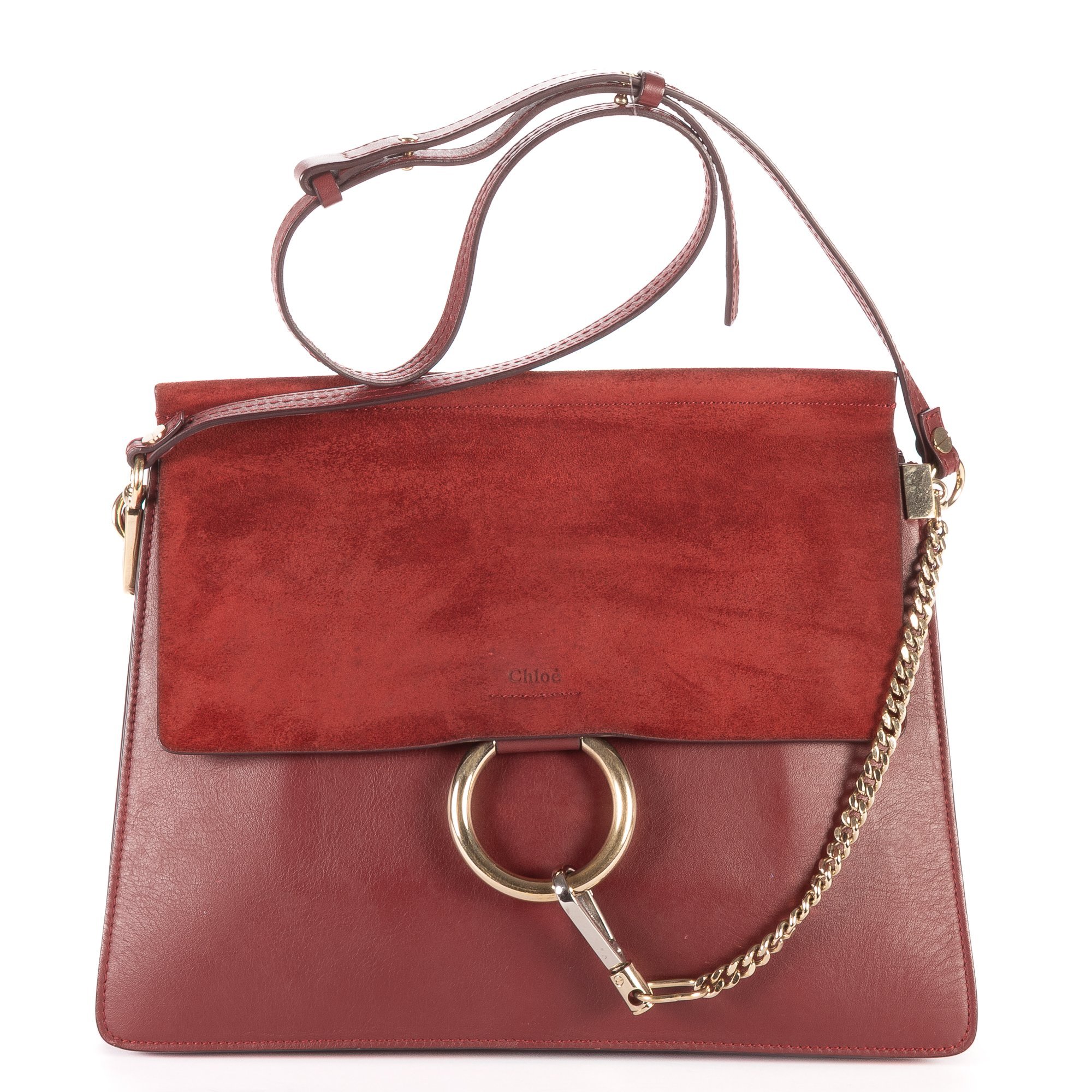 Faye leather handbag