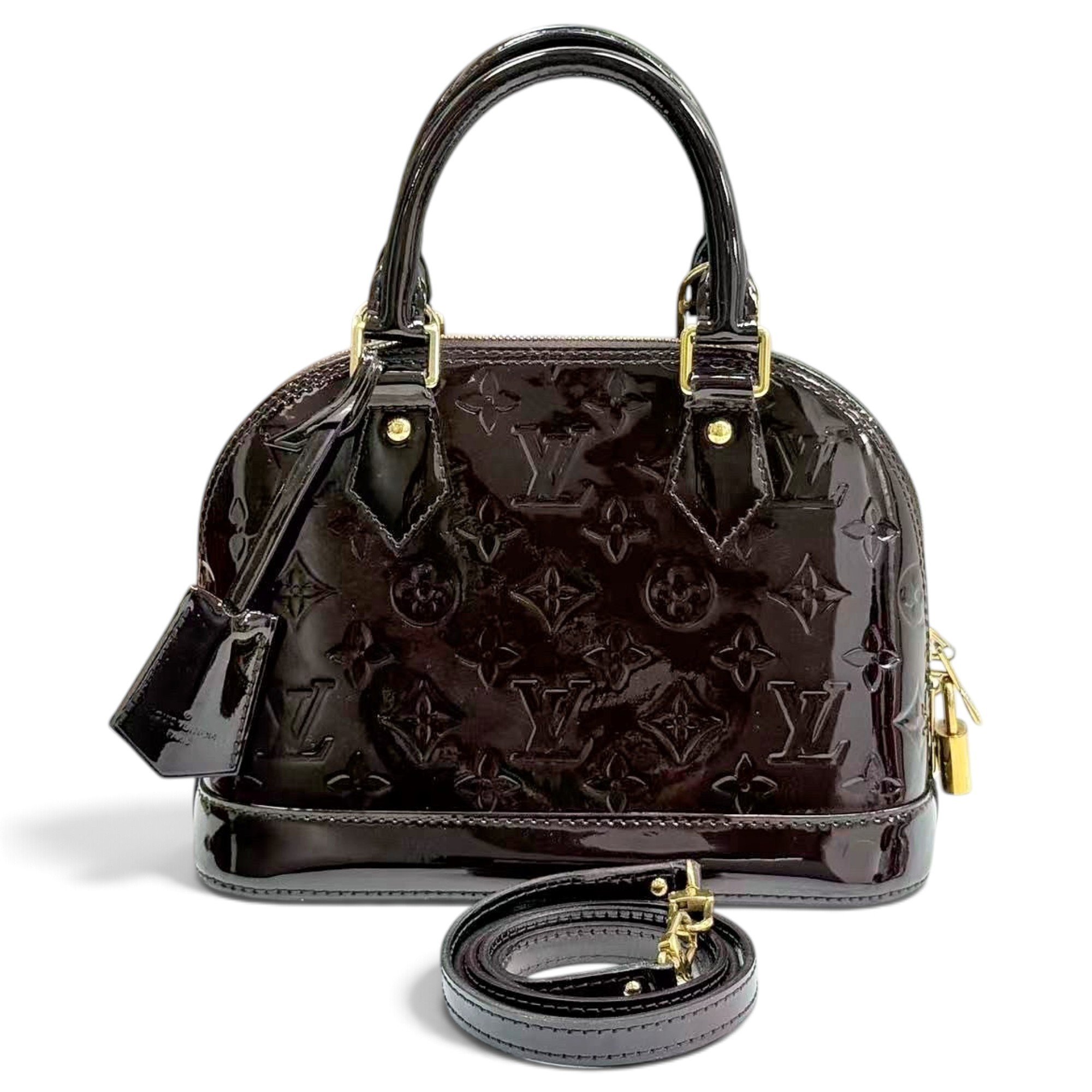 Alma BB patent leather handbag