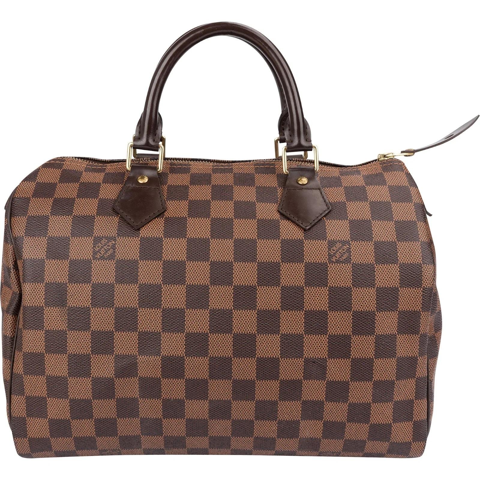 Speedy leather handbag