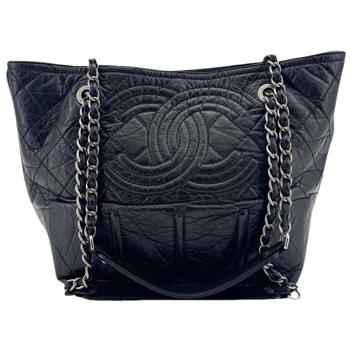 Leather tote