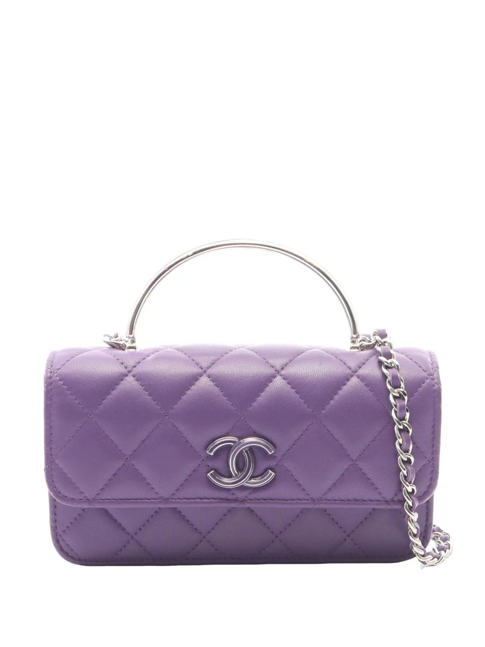 2021-2026 Mini CC Quilted Lambskin Top Handle Bag satchel