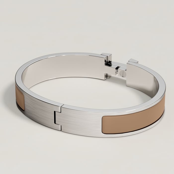 Châtaigne Mat Clic Hh Bracelet