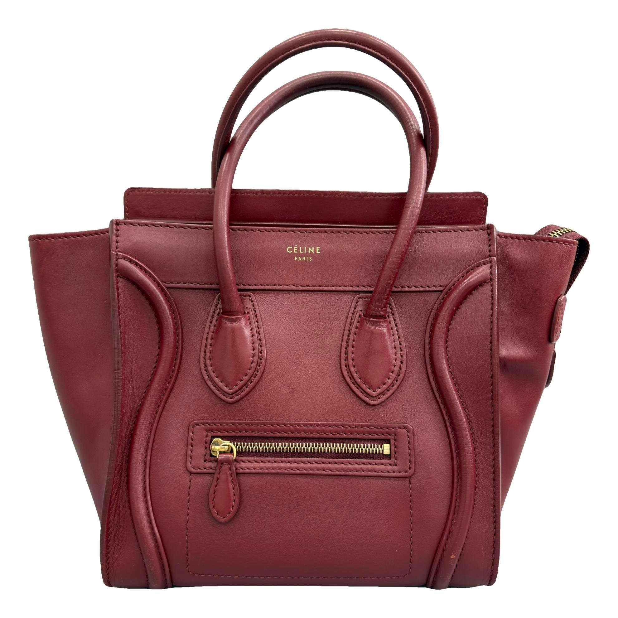 Luggage leather handbag
