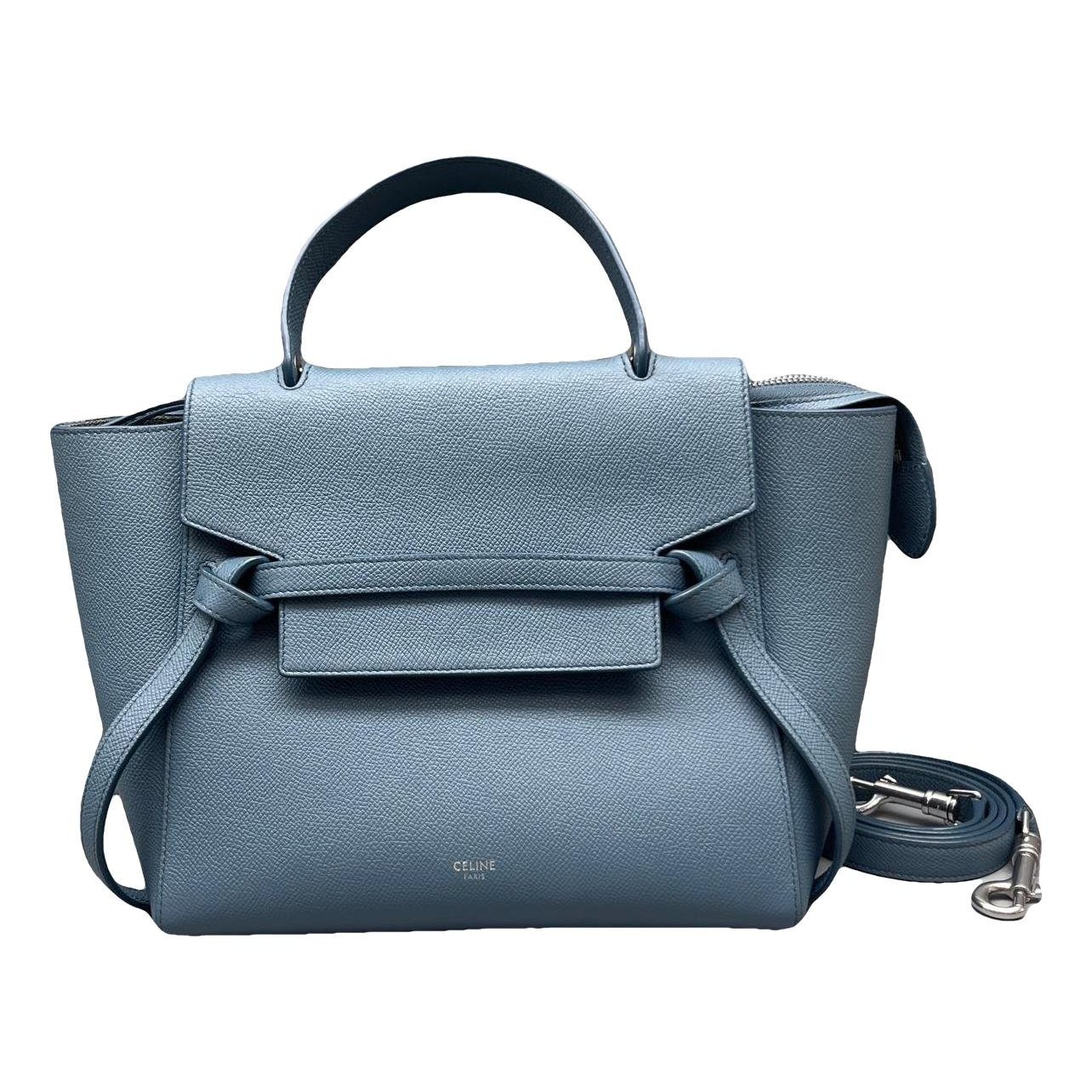 Belt leather handbag