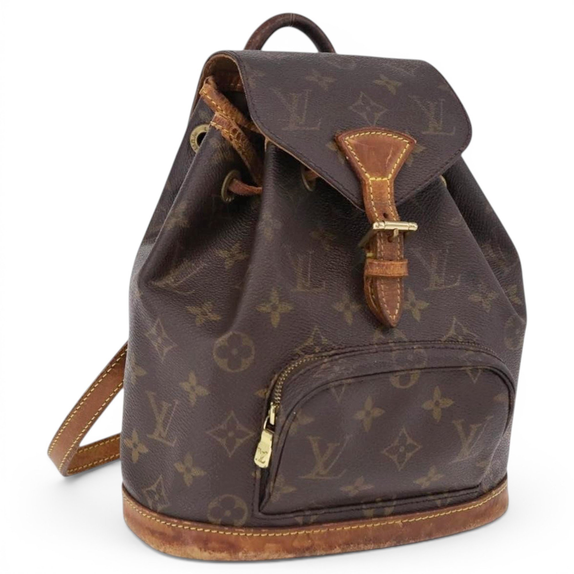 Louis Vuitton Montsouris leather backpack