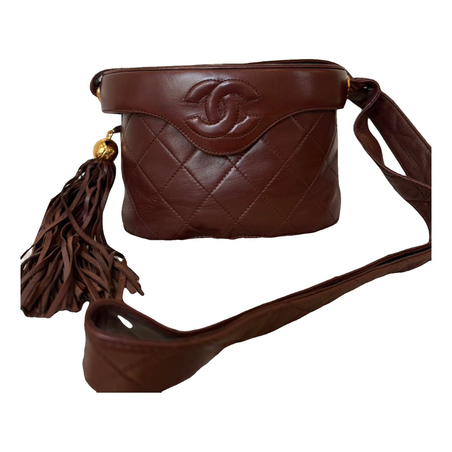Trendy CC Vanity leather handbag