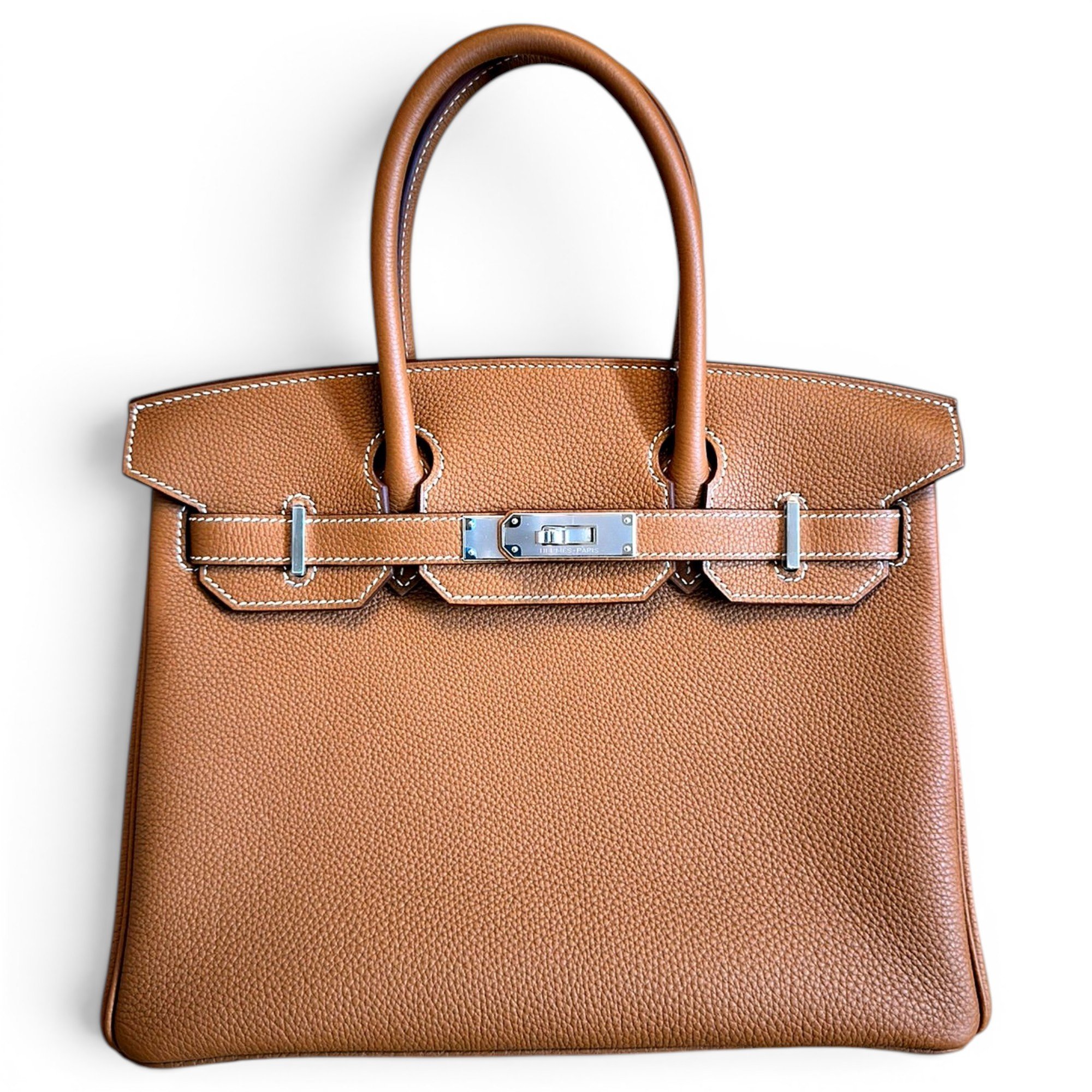 Birkin 30 leather handbag