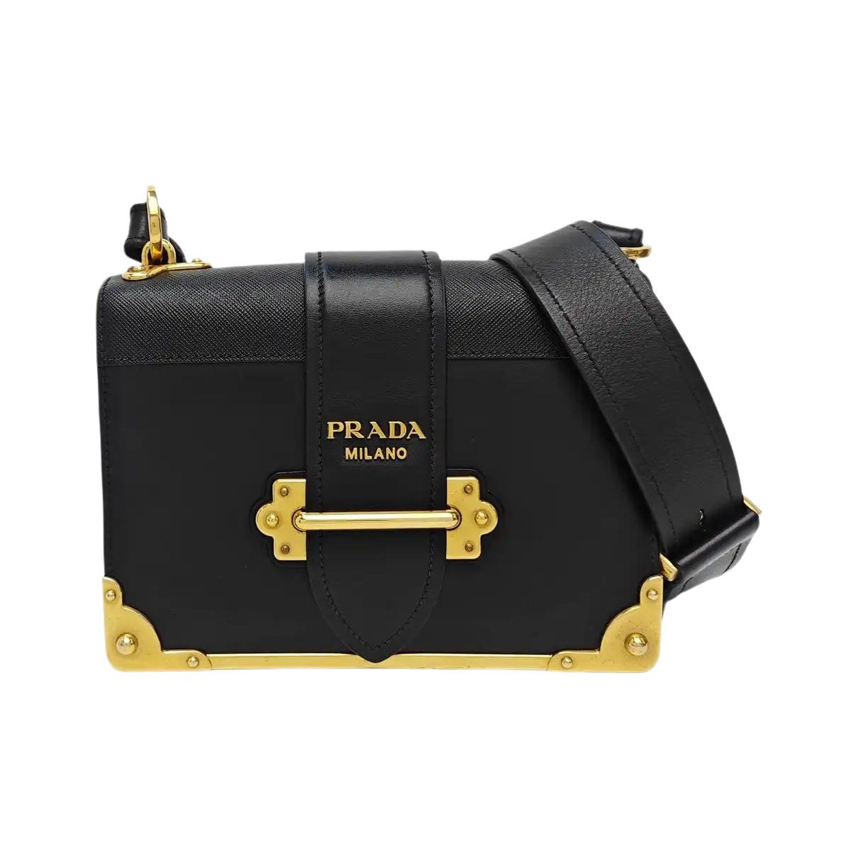 Cahier leather handbag