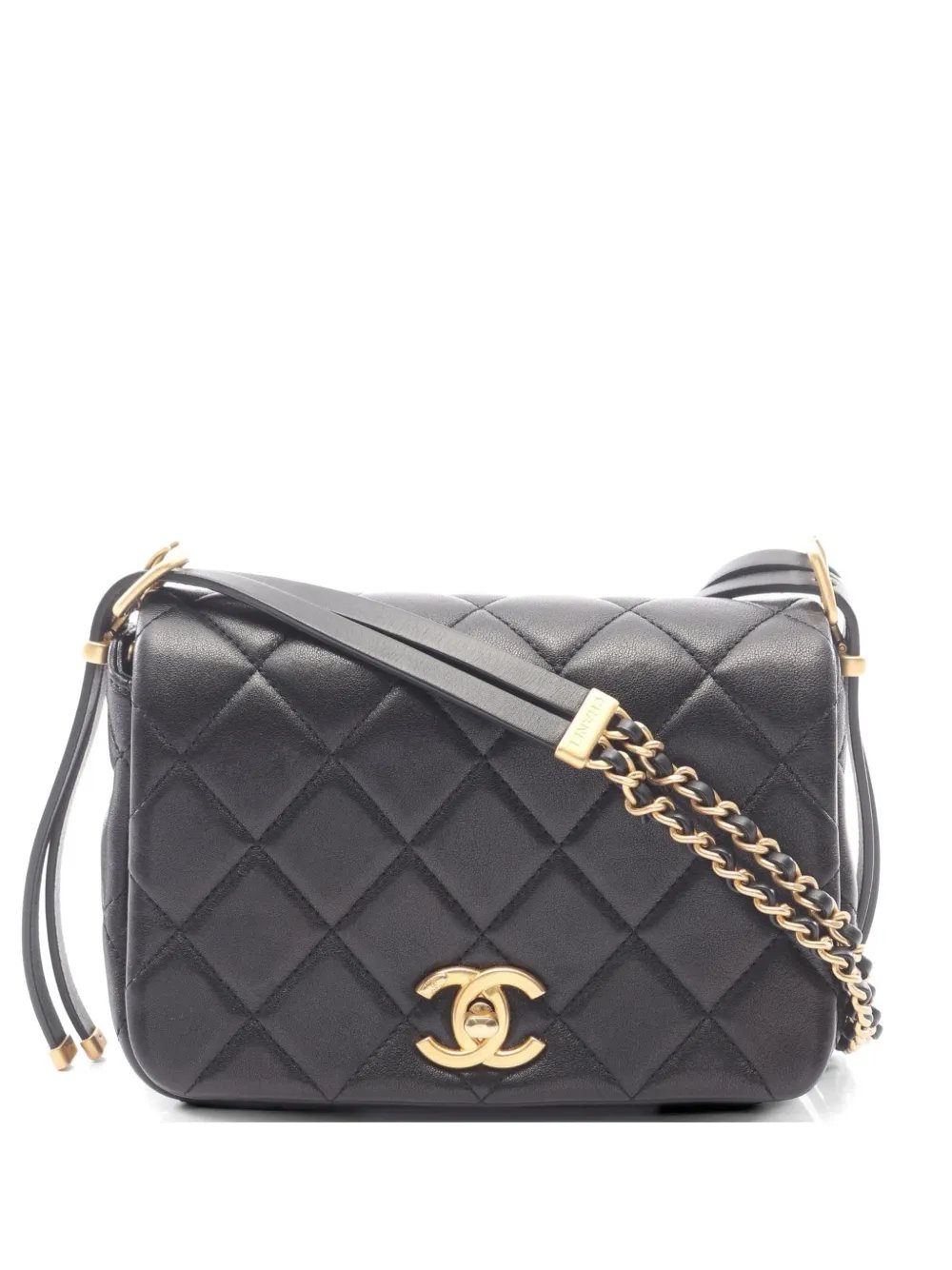 2021 quilted leather shoulder bag