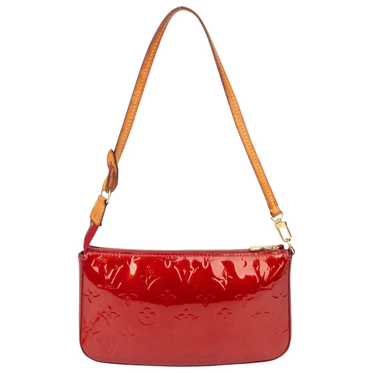 Pochette Accessoire patent leather handbag