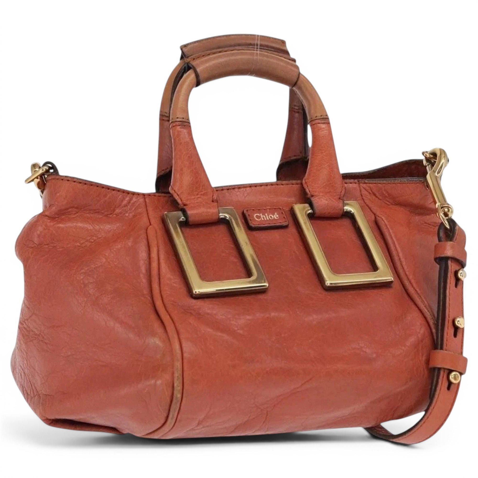 Leather handbag