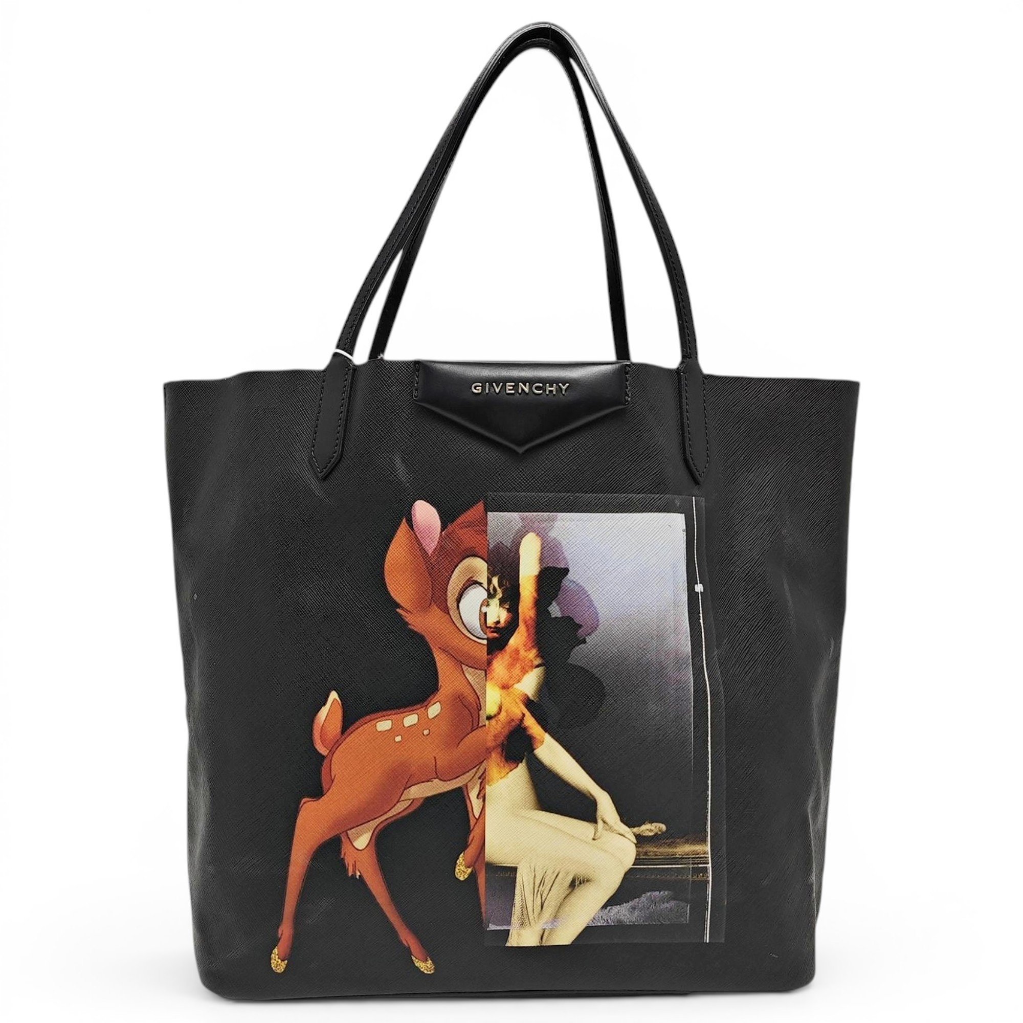 Seau GV Bucket leather handbag