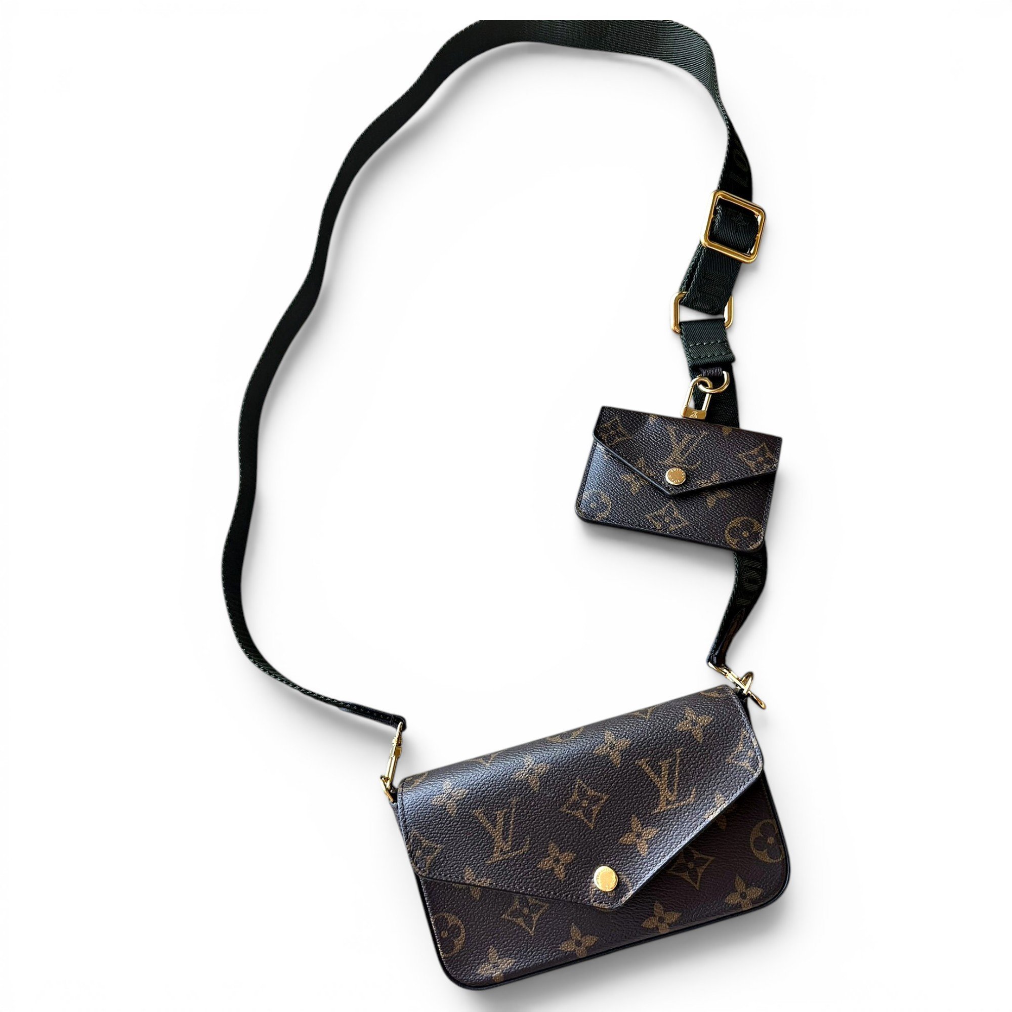 Patent leather handbag