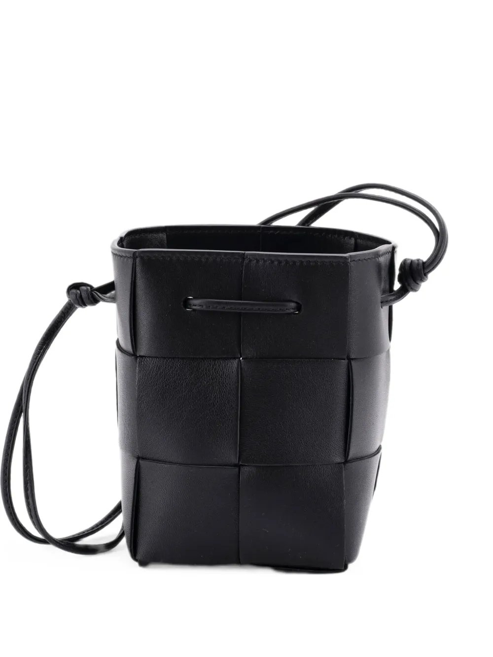 Cassette Maxi Intrecciato Leather Mini bucket bag