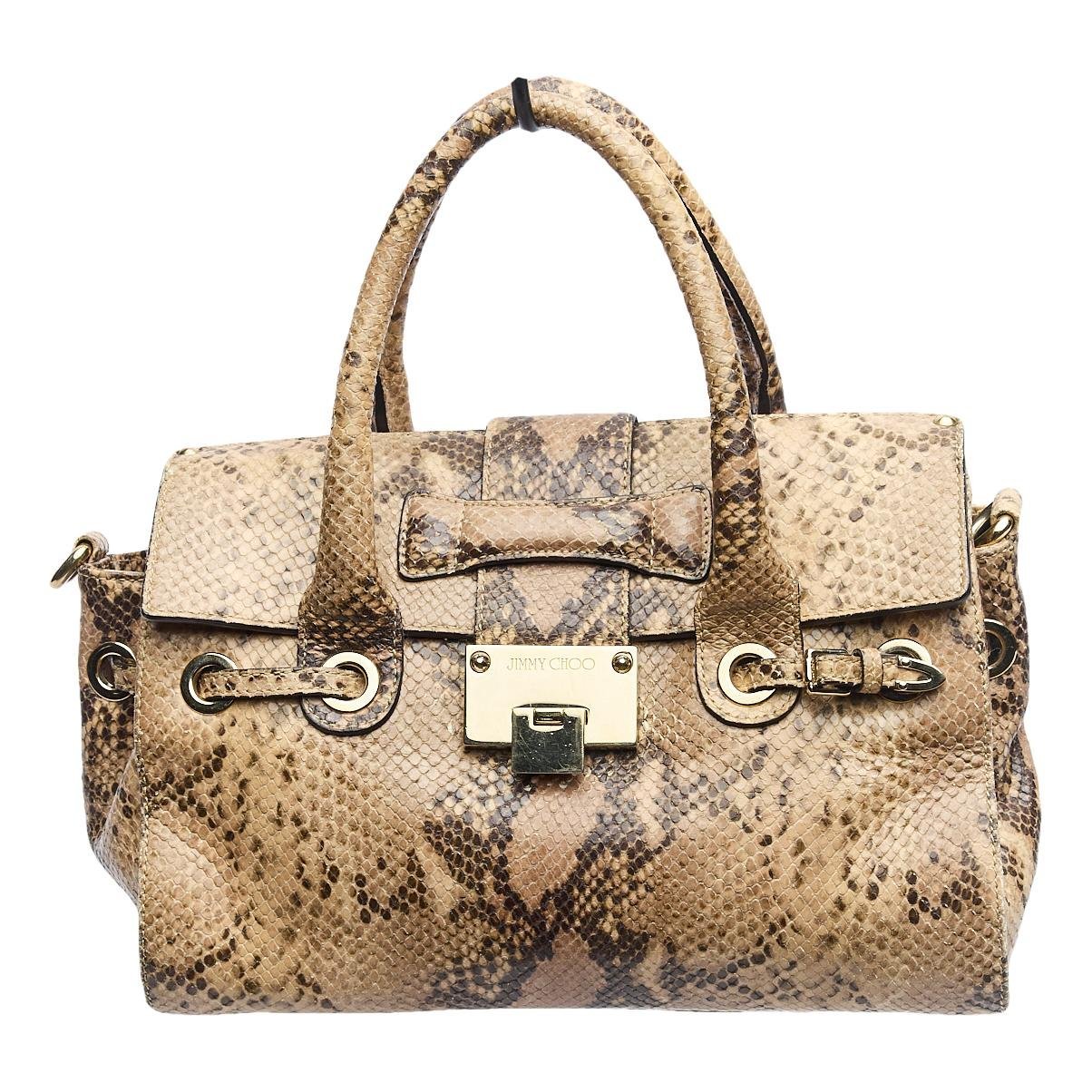 Jimmy Choo Python handbag
