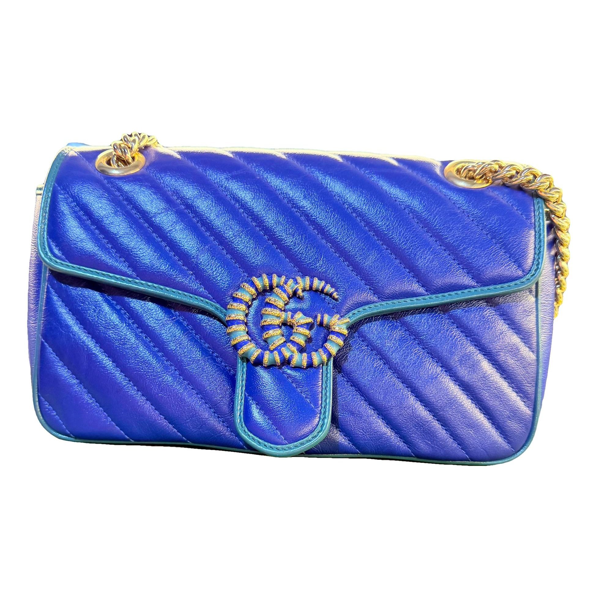 GG Marmont Chain Flap leather crossbody bag