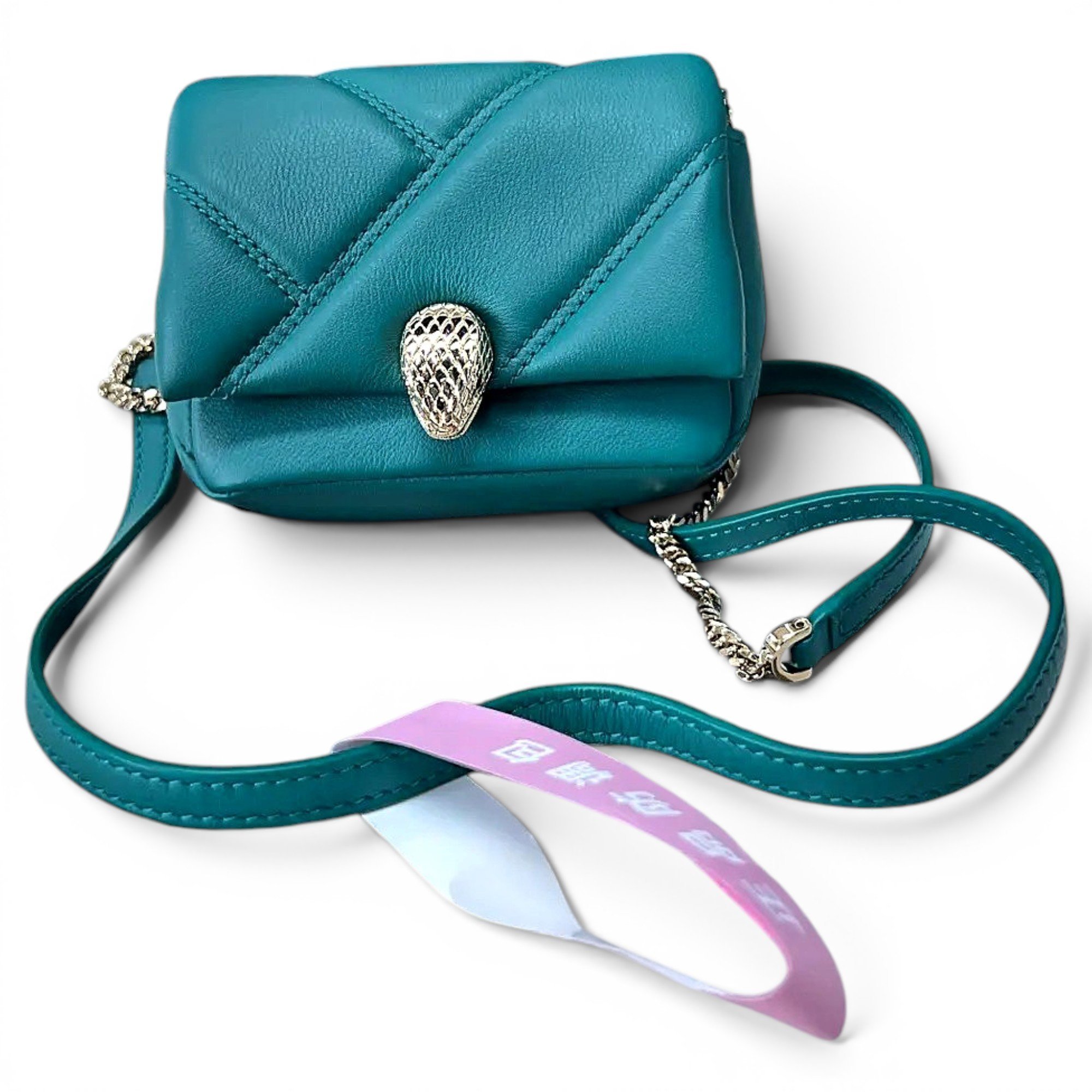 Serpenti leather handbag