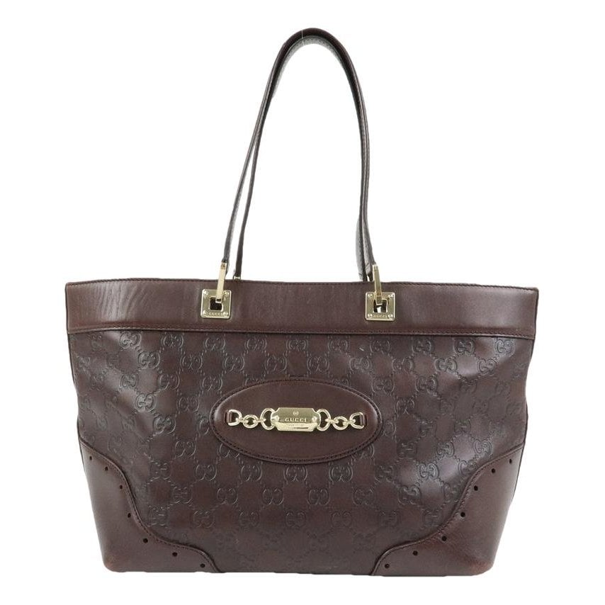Leather tote