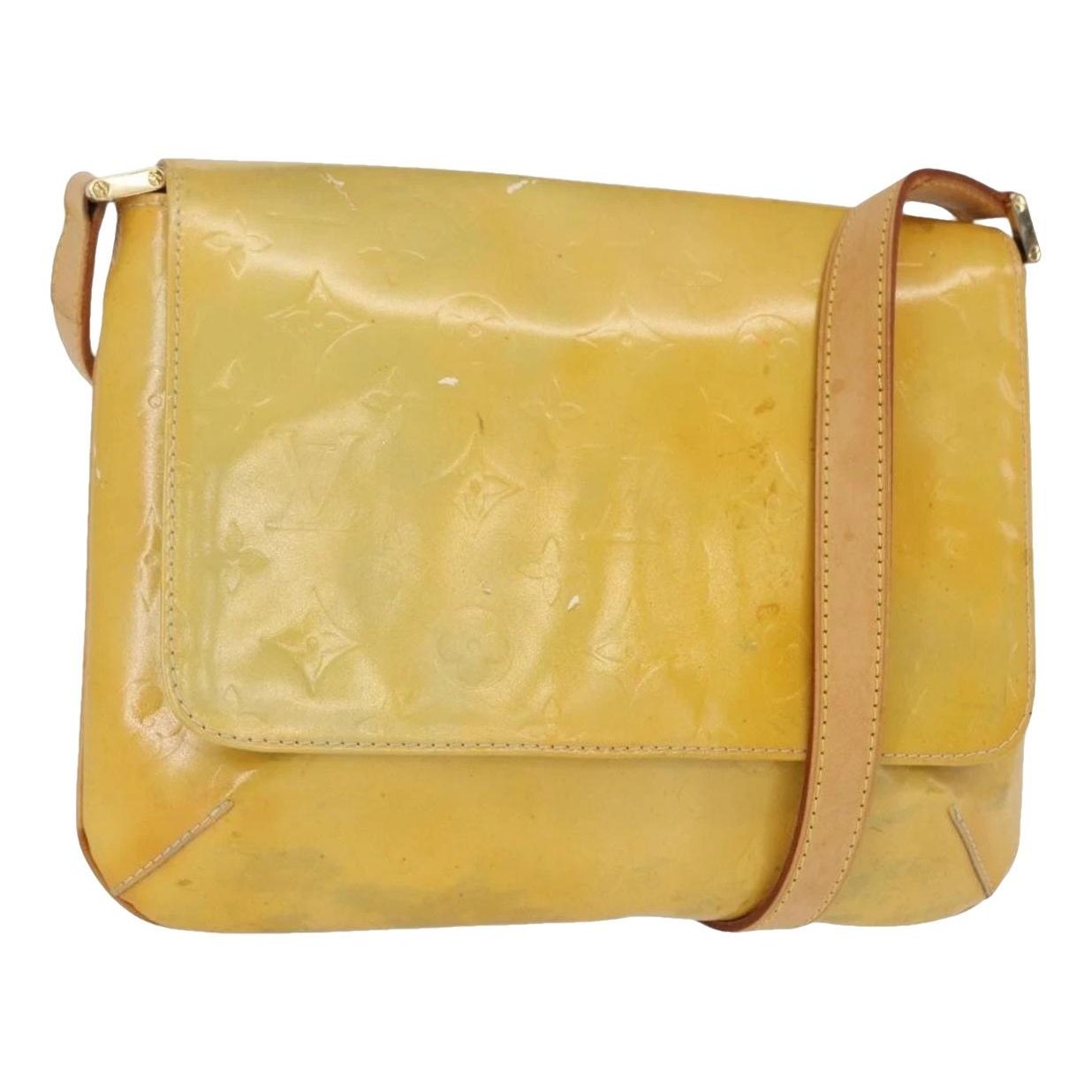 Patent leather handbag