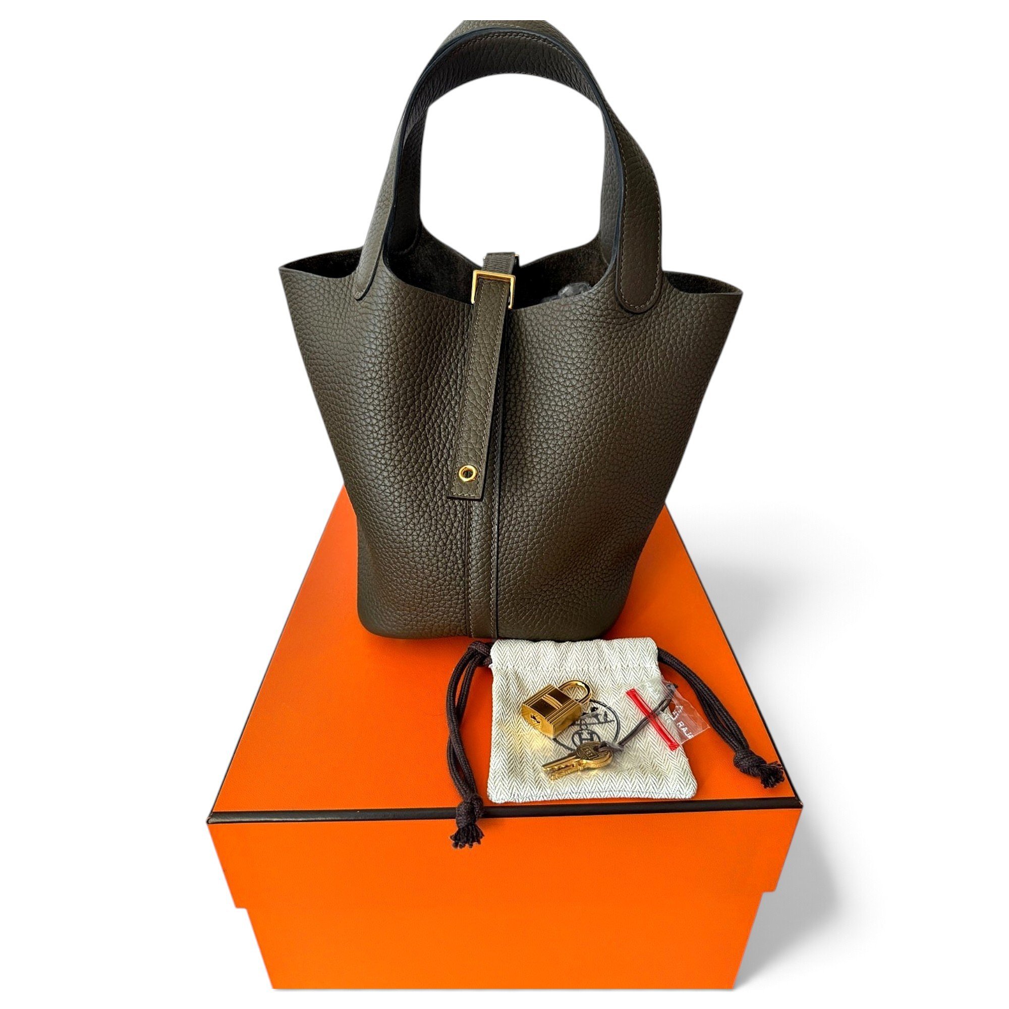 Picotin leather bag