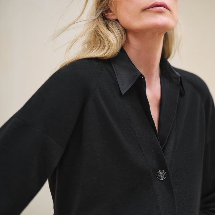 Noir Long-sleeve Cardigan