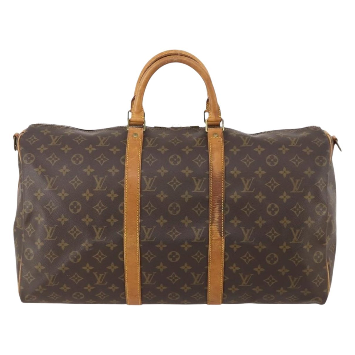 Louis Vuitton Keepall cloth travel bag