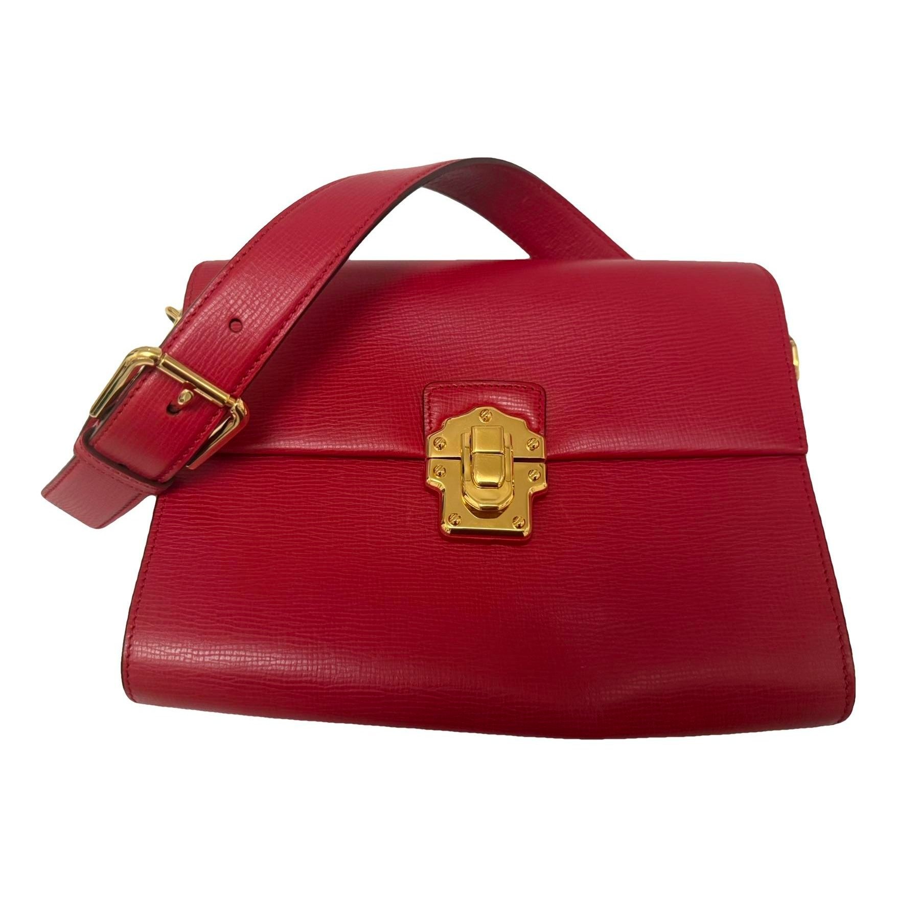 Lucia leather clutch bag
