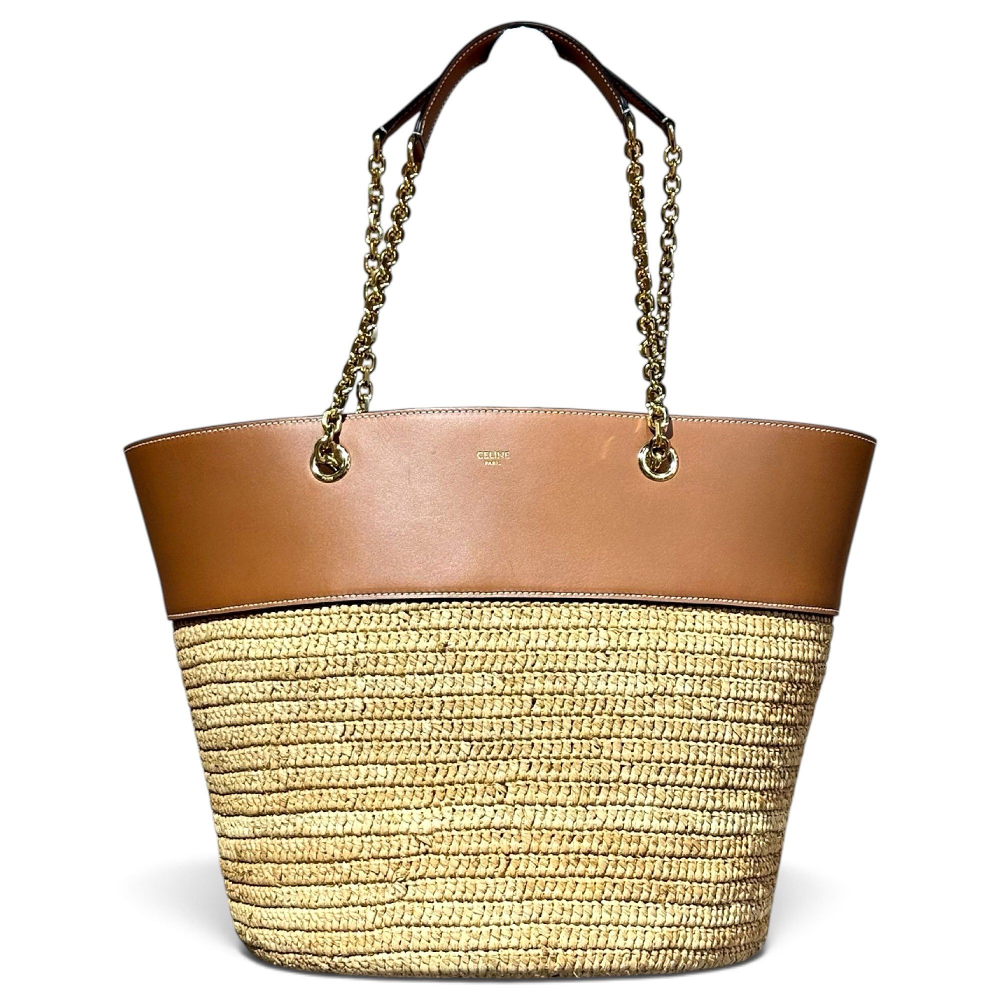 Leather tote