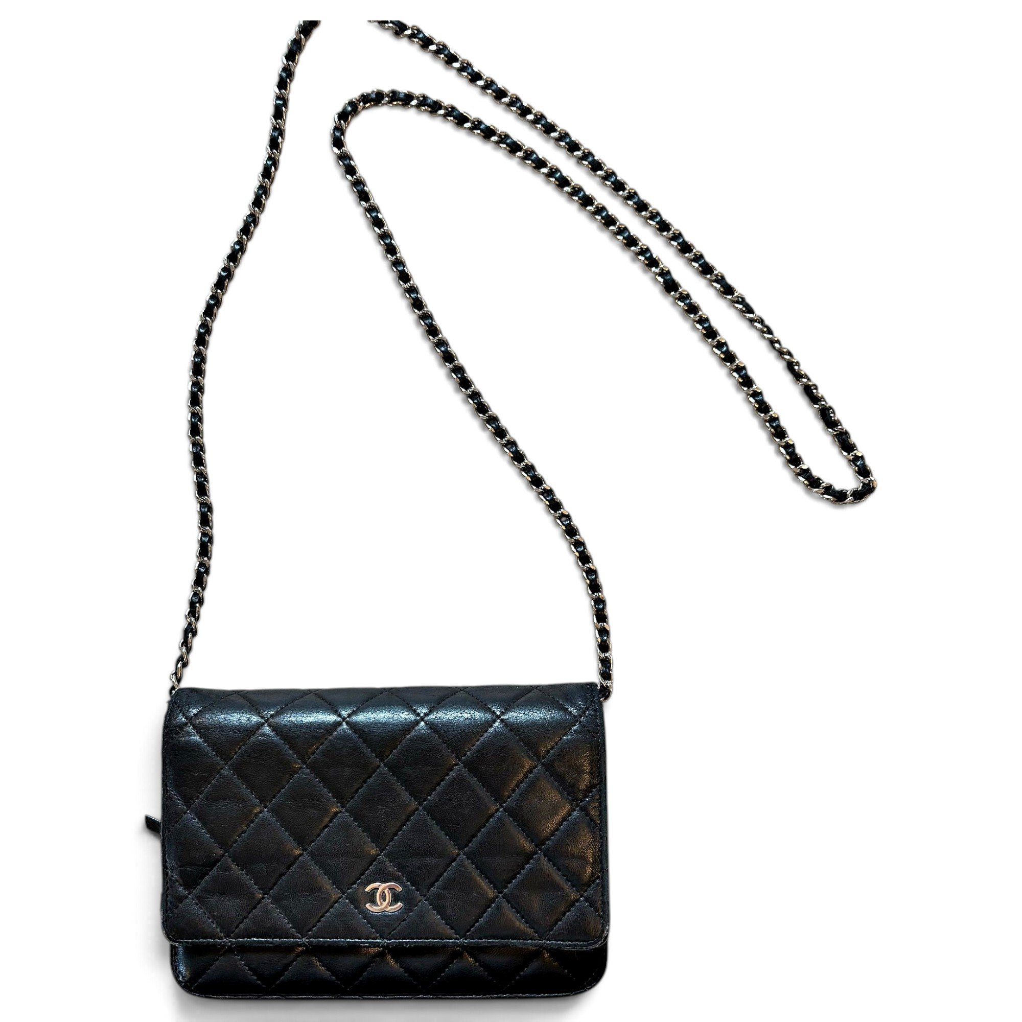 Wallet On Chain Timeless/Classique leather crossbody bag