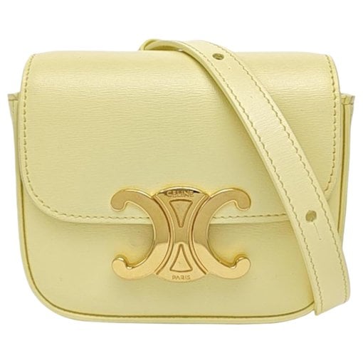 Triomphe leather handbag