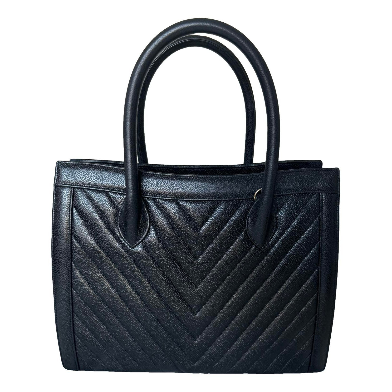 Leather tote