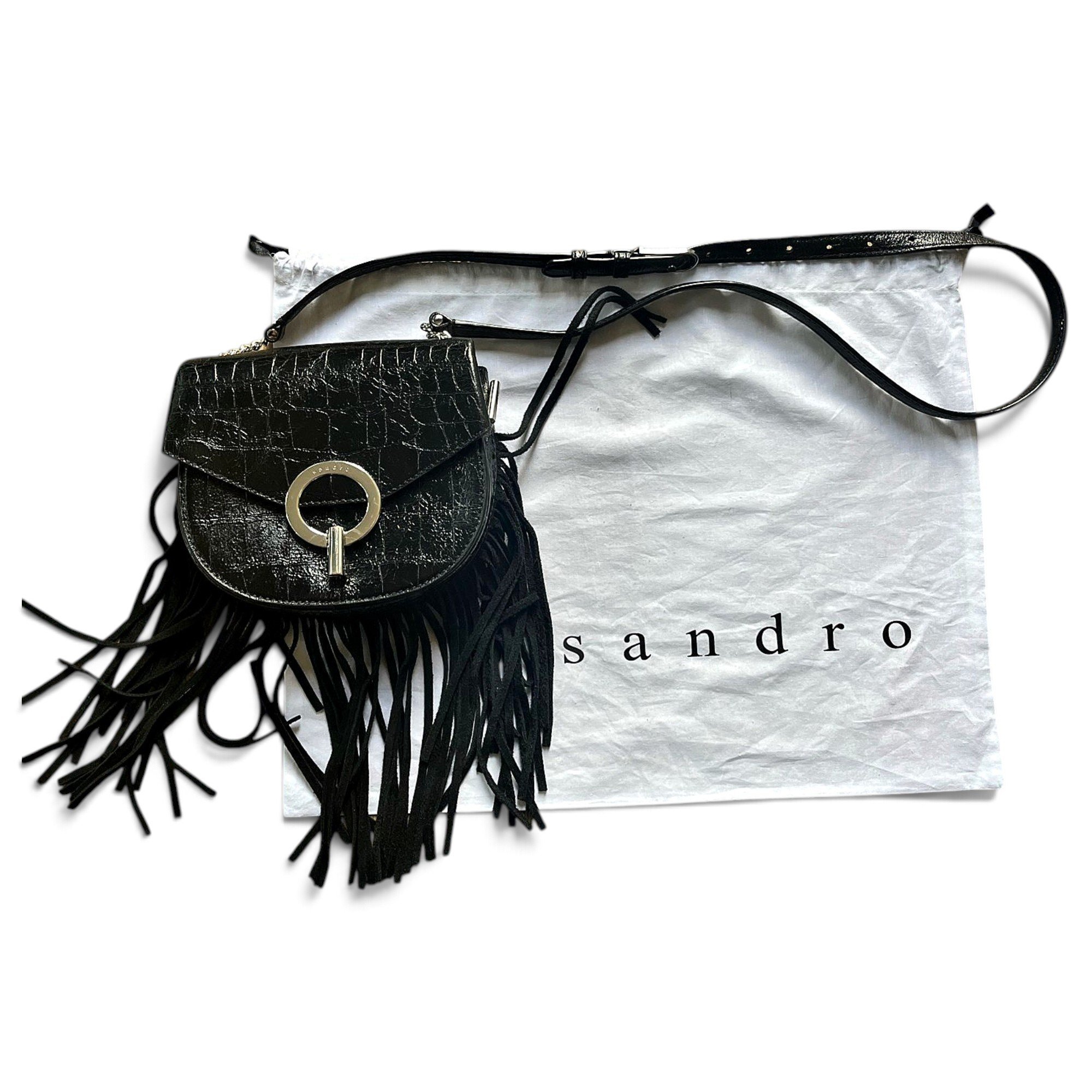 Leather crossbody bag