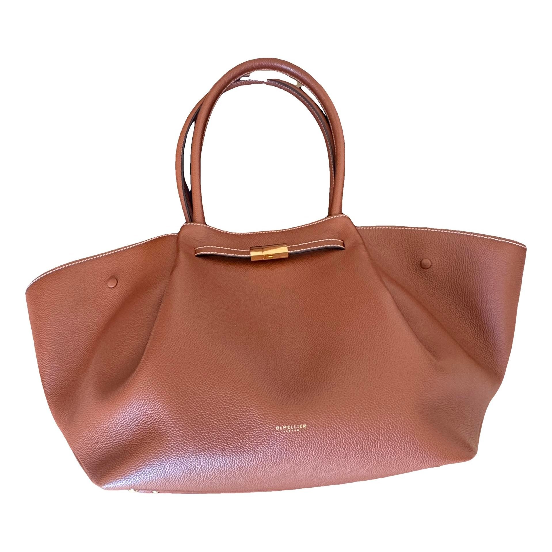 Leather tote