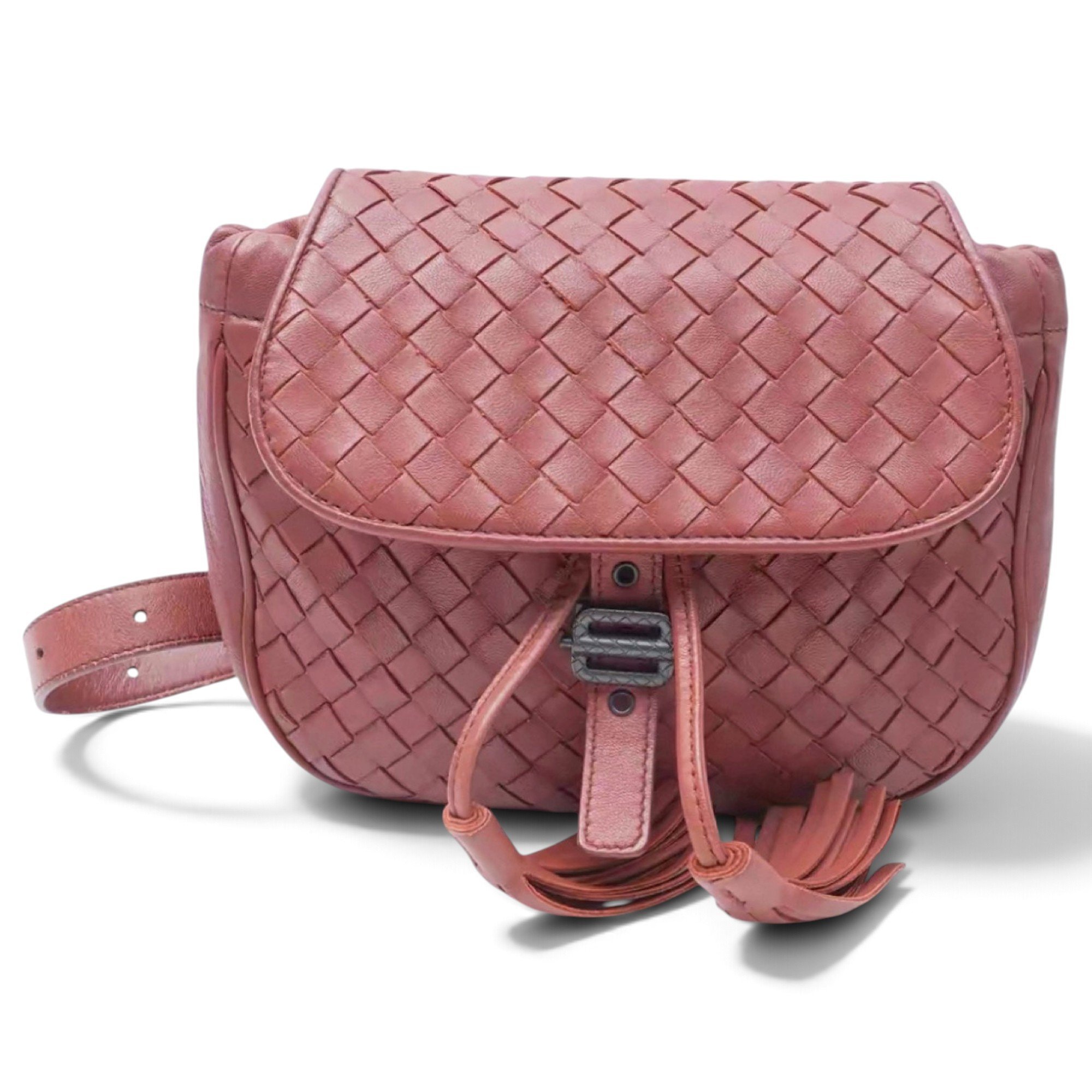 Veneta leather crossbody bag