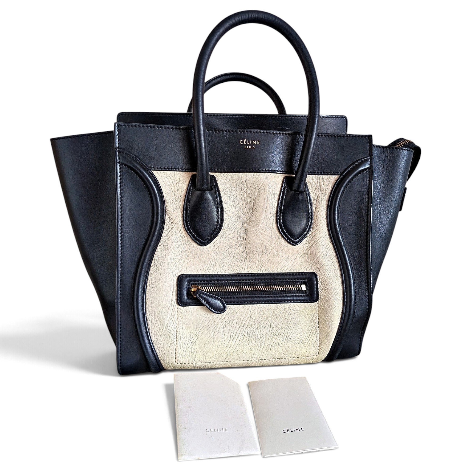Luggage leather handbag