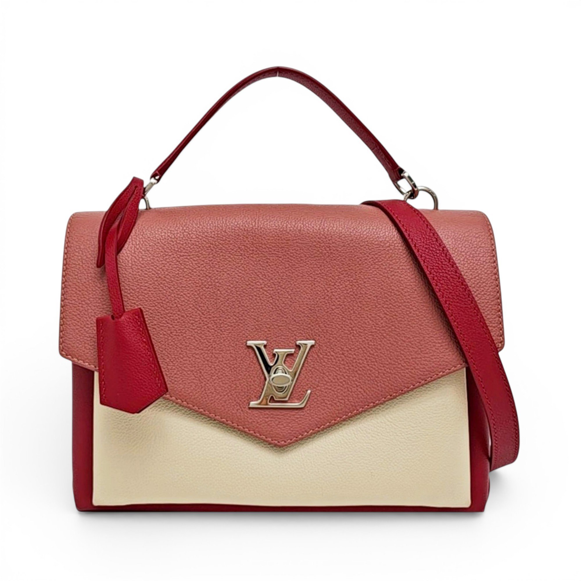 Lockme leather handbag