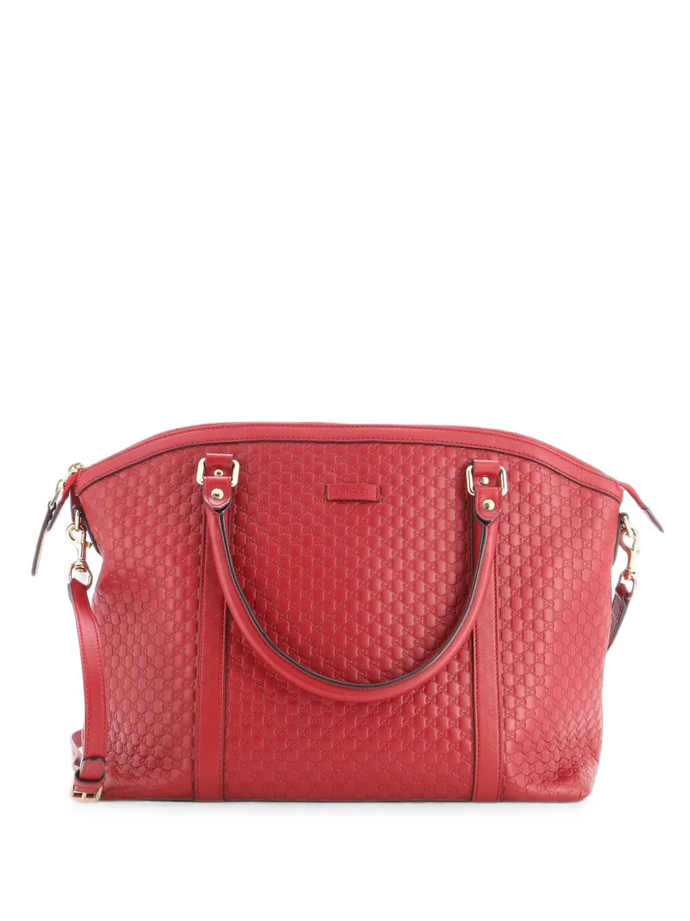 Britt Convertible Dome Microguccissima Leather Medium satchel