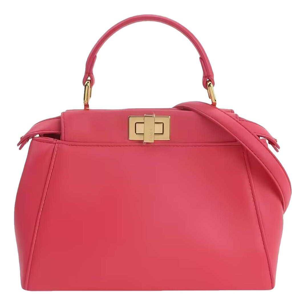 Peekaboo leather handbag