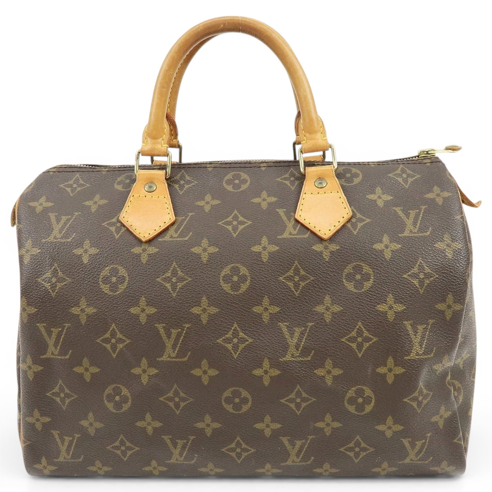 Speedy leather handbag